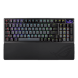 Keyboard - ROG Azoth 96 HE, Per Key RGB, ROG HFX V2 Magnetic, Wireless/Wired/Bluetooth, Black, Mechanical Gaming Keyboard