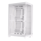 N/A - CAPO X, Tempered Glass, No PSU, ATX, Snow, Dual System Case