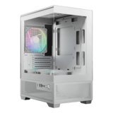 Computer Case - AURA GC9M ELITE WH ARGB, Tempered Glass, No PSU, microATX, White, Mid Tower Case