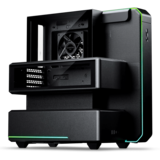 Computer Case - EX5-Max, Tempered Glass, No PSU, ATX, Black, Mid Tower Case