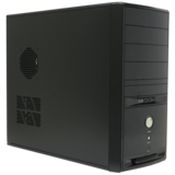 Computer Case - 6C28B Black Mid-Tower Case, No PSU, ATX