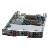 N/A - SuperBlade SBI-7126T-S6, Processor Blade, Intel® 5500, 6x SATA/SAS, Broadcom SAS2 2008, 12x DDR3, Dual 1Gb Ethernet