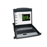 N/A - NetDirector B020-U08-19-K 19" TFT LCD Rackmount Keyboard Drawer w / 8-port KVM Switch