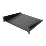 N/A - Fixed Rackmount Shelf, 50lbs, Black