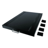 N/A - Sliding Rackmount Shelf, 100lbs, Black