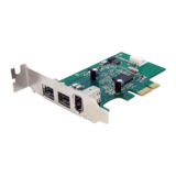 FireWire card - 2-port IEEE-1394b/1-port IEEE-1394a/FireWire Card, PCIe 2.0 x1, Retail