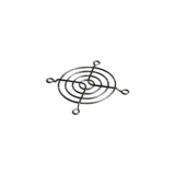 N/A - 60mm Fan Guard, 1pc, Chromed