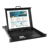 N/A - 17 inch VGA USB KVM Drawer with 4-Port High Density Switch