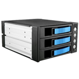 Hot Swap Module - BPU-230SATA, 2x 5.25" to 3x 3.5"/2.5", SAS/SATA 6Gb/s, SSD/HDD, Blue Hot Swap Module