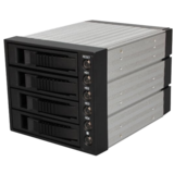 Hot Swap Module - BPU-340SATA, 3x 5.25" to 4x 3.5"/2.5", SAS/SATA 6Gb/s, SSD/HDD, Black Hot Swap Module