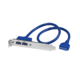 N/A - StarTech USB3SPLATE 2Port USB 3.0 A Female Slot Plate Adapter Retail