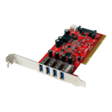 N/A - PCIUSB3S4 4 Port PCI SuperSpeed USB 3.0 Adapter Card with SATA / SP4 Power