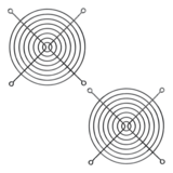 N/A - G-140MM 140mm Fan Grill 2 in 1 pack
