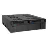 N/A - MB322SP-B, 1x 5.25" to 1x 3.5"/ 2 x 2.5", SAS/SATA 6Gb/s, SSD/HDD, Black Hot Swap Module