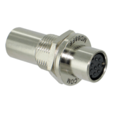 N/A - Feed-Thru Adapter, Mini DIN 6, Female / Female