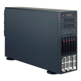 Server Platform - SuperServer 8048B-TR3F, 4U/Tower, Intel C602J, 5x SATA, 32x DDR3, Dual 1Gb Ethernet, 1400W Rdt PSU