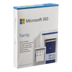 365 Family (6 PC or Mac Licenses / 12-Month Subscription / Product Key Code)