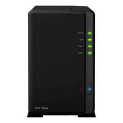 Synology DiskStation DS218play (2TB HDD Included)