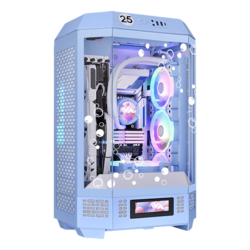 Blissful Blue Gaming PC (AMD, Micro Tower)