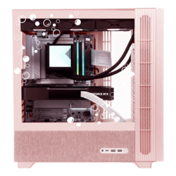 Blissful Pink Gaming PC (AMD, FLOVA F50)