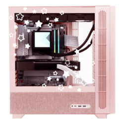 Blissful Pink Gaming PC (AMD, FLOVA F50)