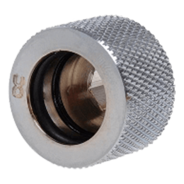 HT 16mm HardTube compression fitting G1/4 for plexi- brass tubes - chrome