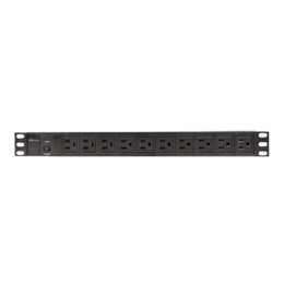 CP-PD110, 10 Outlets, 10-ft cord, Black, Power Distribution Unit