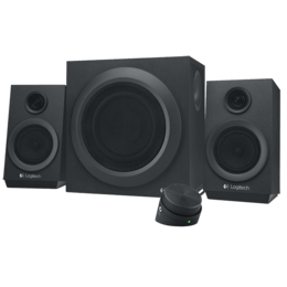 Z333, 2.1 (2 x 8W + 24W), Wired Remote, Black, Retail Speaker System