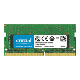 8GB Single-Rank DDR4 2400MHz, CL17, SO-DIMM Memory