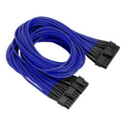 Individually Sleeved 20+4Pin ATX Cable – Blue