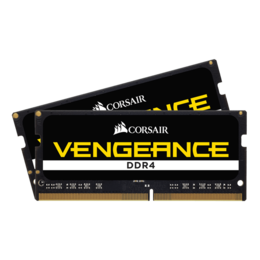 32GB Kit (2 x 16GB) VENGEANCE® DDR4 2666MHz, CL18, Black, SO-DIMM Memory