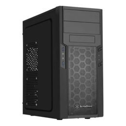 Precision Series SST-PS13B, No PSU, ATX, Black, Mid Tower Case