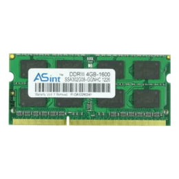 4GB (SSA302G08-GGNHC) DDR3 1600MHz, CL7, SO-DIMM Memory