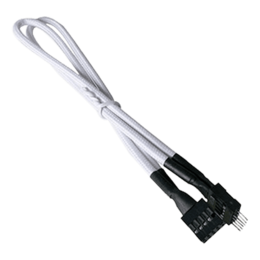 White Alchemy Multisleeved USB Extension Cable, 30cm