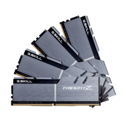 32GB Kit (4 x 8GB) Trident Z DDR4 3200MHz, CL16, Silver-Black, DIMM Memory