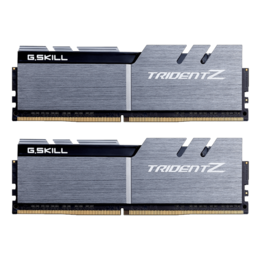 16GB Kit (2 x 8GB) Trident Z DDR4 3200MHz, CL16, Silver-Black, DIMM Memory