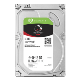 3TB IronWolf ST3000VN007, 5900 RPM, SATA 6Gb/s, 64MB cache, 3.5-Inch HDD