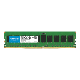 4GB Single-Rank, DDR4 2400MHz, CL17, ECC Unbuffered Memory