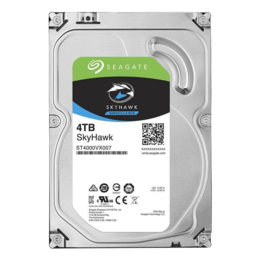 4TB SkyHawk ST4000VX007, 5900 RPM, SATA 6Gb/s, 64MB cache, 3.5-Inch HDD
