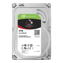 4TB IronWolf ST4000VN008, 5900 RPM, SATA 6Gb/s, 64MB cache, 3.5-Inch HDD