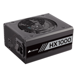 HX1000, 80 PLUS Platinum 1000W, Fully Modular, ATX Power Supply