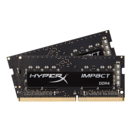 16GB Kit (2 x 8GB) HyperX Impact DDR4 2400MHz, CL14, Black, SO-DIMM Memory