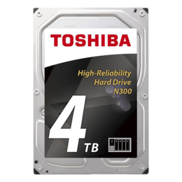 4TB N300 HDWQ140XZSTA, 7200 RPM, SATA 6Gb/s, 128MB cache, 3.5-Inch HDD