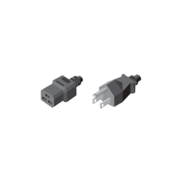 C19 to 5-15P Locking Power Cord, 10ft (PTCORD-L5)