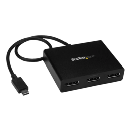 USB C DisplayPort Adapter - 3 port - USB C to DisplayPort MST Hub - USB Type C Monitor Hub