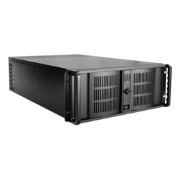 D Storm D-407L-55R8P, Black Bezel, 7x 5.25&quot;, 2x 3.5&quot; Drive Bays, 550W Rdt PSU, E-ATX, Black, 4U Chassis