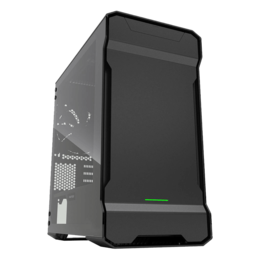 Enthoo Series Evolv MATX Tempered Glass, No PSU, microATX, Satin Black, Mini Tower Case