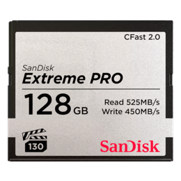 128GB Extreme PRO CFast 2.0 Memory Card