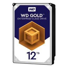12TB Gold WD121KRYZ, 7200 RPM, SATA 6Gb/s, 512e, 256MB cache, 3.5-Inch HDD