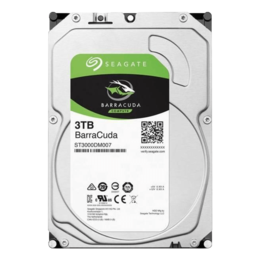 3TB BarraCuda ST3000DM007, 5400 RPM, SATA 6Gb/s, 256MB cache, 3.5-Inch HDD